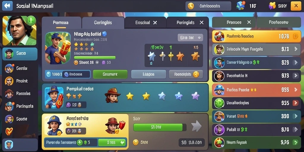 Tantangan level yang bervariasi untuk diuji.