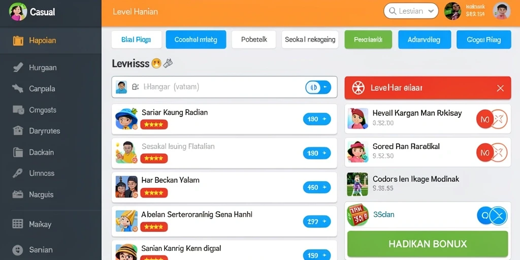 Screenshot menunjukkan salah satu level baru pada pembaruan terbaru.