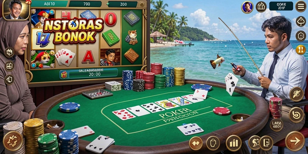 Pengguna dapat berinteraksi dan bersaing dengan pemain lain secara real-time.
