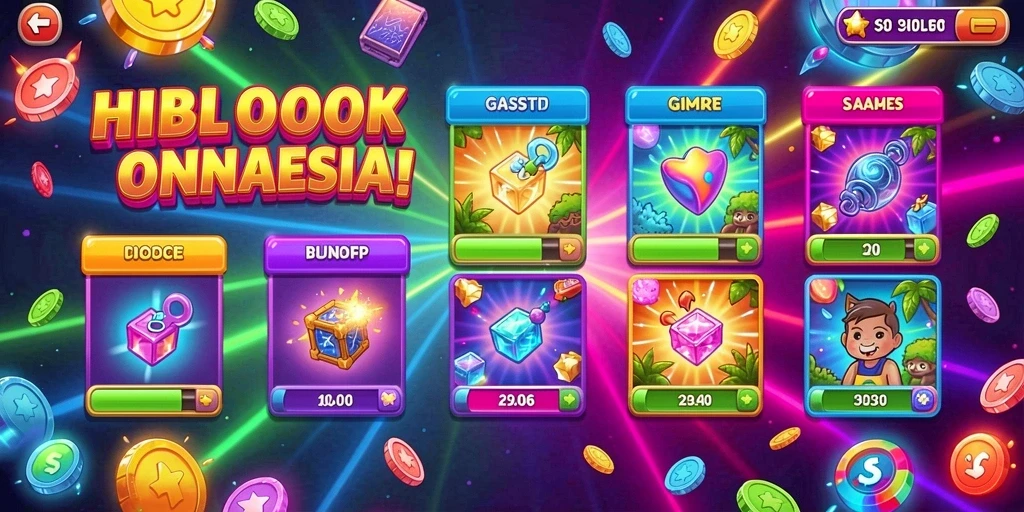 Menu misi yang mudah dinavigasi dan informatif.