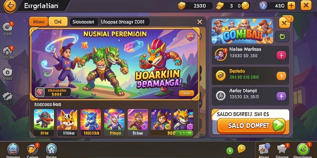 Karakter unik dengan kemampuan spesial yang menarik.